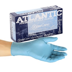 ATLANTIC P NITRILE GLOVE AMERCARE 10992 M 10/100