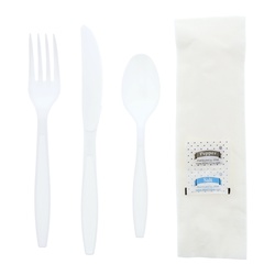 6KS601W HEAVY WEIGHT WHITE MEAL KIT 250/CS AMERCARE