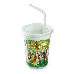 12 OZ JUNGLE FRIENDS KIDS CUP AMERCARE KCT250JF 250/CASE