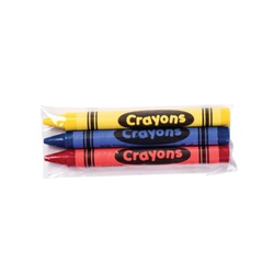 CRAYONS, CELLO 3 PK (RD,BL,YW) AMERCARE CR21603PKP 720PK/3