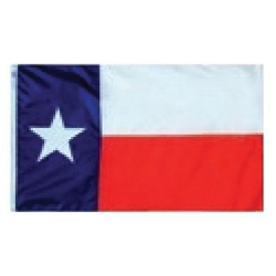 4 X 6 FT. NYLGLO TEXAS FLAG ANNIN 145270 NYLON 1/EACH