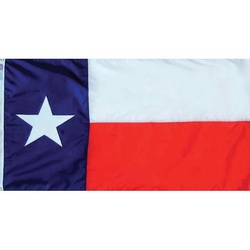 3 X 5 FT. NYLGLO TEXAS FLAG NYLON ANNIN 145260 1/EA