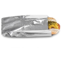 300456 3.5 X1.5 X8.5 UNPRINTED FOIL- HOT DOG 1000/CS