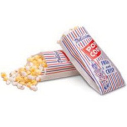 300471 POPCORN 1# CLOWN BAG STOCK PRINT 4X1.50X8