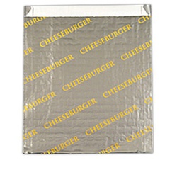 300524 6X.75X6.5 YELLOW FOIL CHEESEBGR BAG 1M/CS 