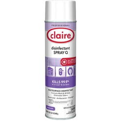 DISINFECTANT SPRAY Q 17OZ CLAIRE CL1003 12EA/CS LAVENDER