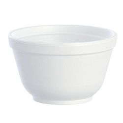 6OZ FOAM BOWL WHITE DART 6B12 20/50'S