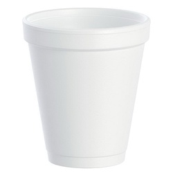 6OZ SMALL FOAM DRINK CUP DART 6J6  25/PKG  40PKG/CS