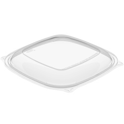 PET LID F/24-64OZ BLK SQUARE BOWL DART C2464BDL 4/63'S