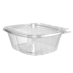 16 OZ. CLEAR CONTAINER W/FLAT LID DART CH16DEF 100/2/CASE