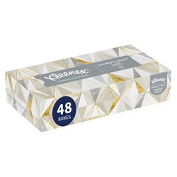 21606 KC KLEENEX BOXED FACIAL TISSUE 48/125/CS