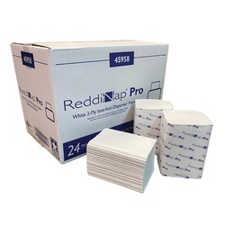 45958 NPS 2 PLY REDDINAP WHITE INTERFOLD UNIVERSAL NAPKINS