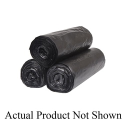 TM65XK PITT 38X58 BLACK LLD LINER 60GAL 50/CS CORELESS ROLL