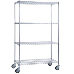 LINEN CART 18X36X68 WIRE SHELF R&B WIRE  LC183668