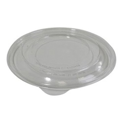 50771B300PET SABERT 24OZ CLEAR MED ROUND DOME LID 300/CS