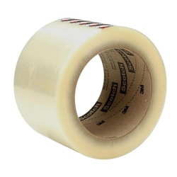 72MMX100M 371 BOX SEALING TAPE 3M 21200-19280  24RL/CS