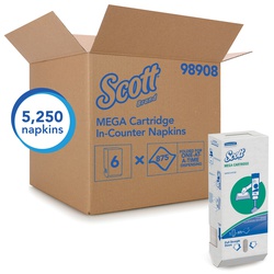 98908 KC SCOTT MEGACARTRIDGE NAPKIN 6/875/CS