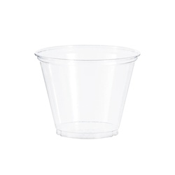 9OZ SQUAT CLEAR PLASTIC CUP DART TP9R/9CS 20/50