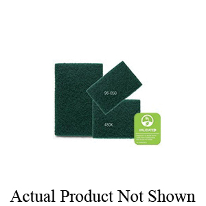 96-050  Green Scrub Pad 60/cs, 3-1/2" x 6"