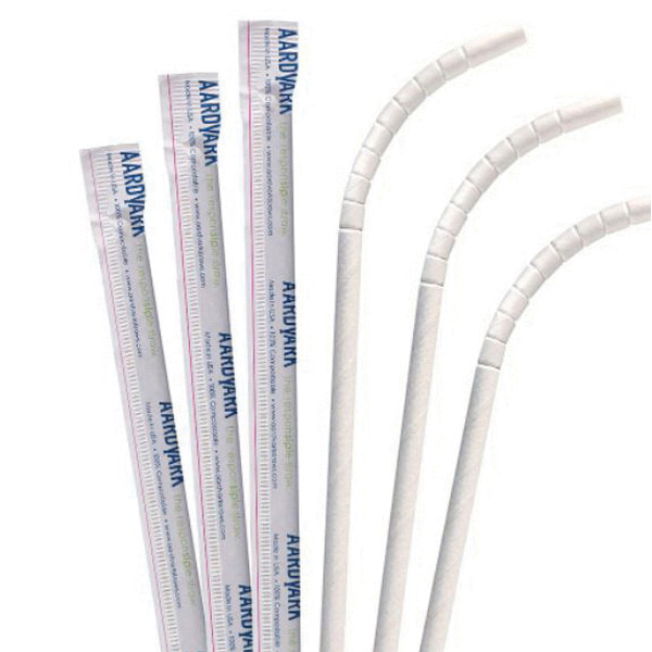 7.75" WHT PAPER JUMBO FLEXSTRAW 3200/CS WRAPPED 8/400/C