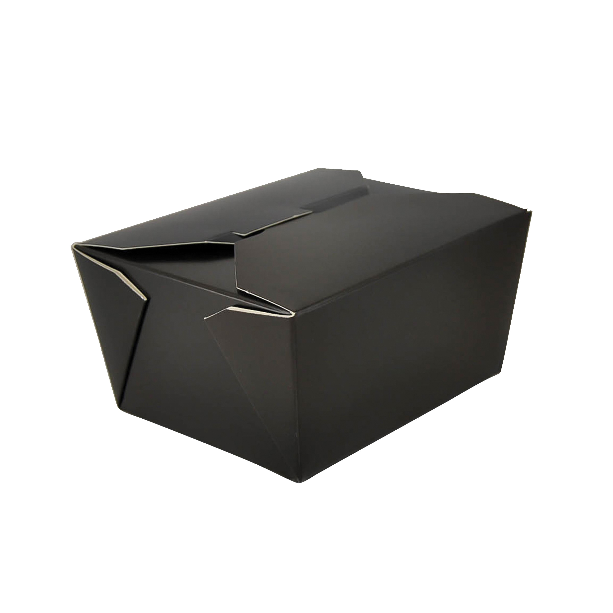 1LB BLACK TAKEOUT BOX 450/CS 4 3/8 X 3 1/2 X 2 1/2 FTB1BK