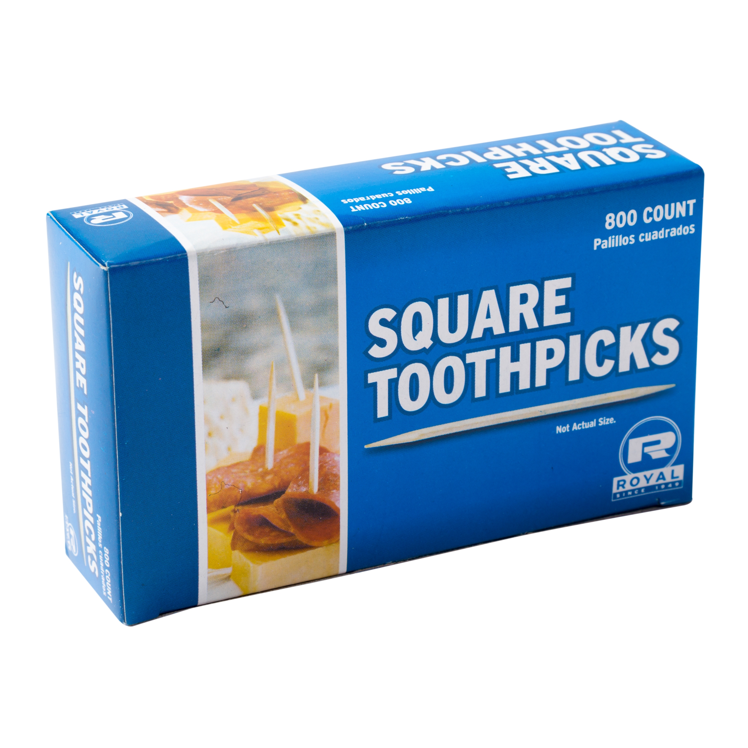 R820SQ Square Toothpicks 24/800/cs