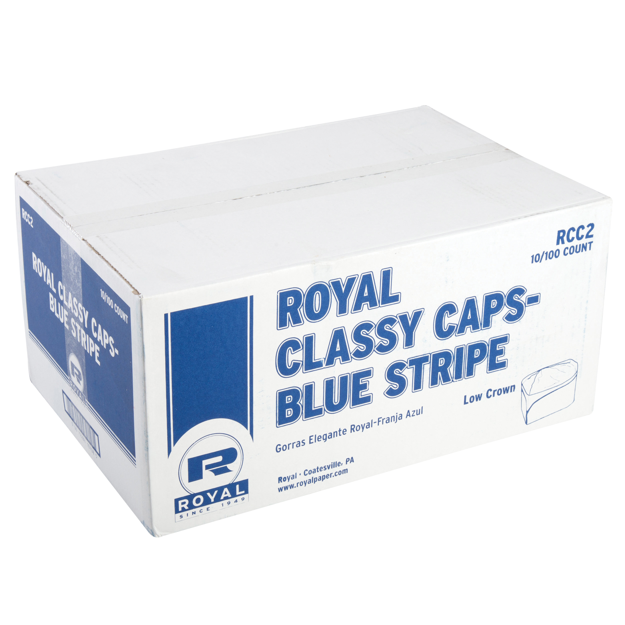 RCC2 OVERSEAS CAP W/STRIPE 1M PAPER CAP