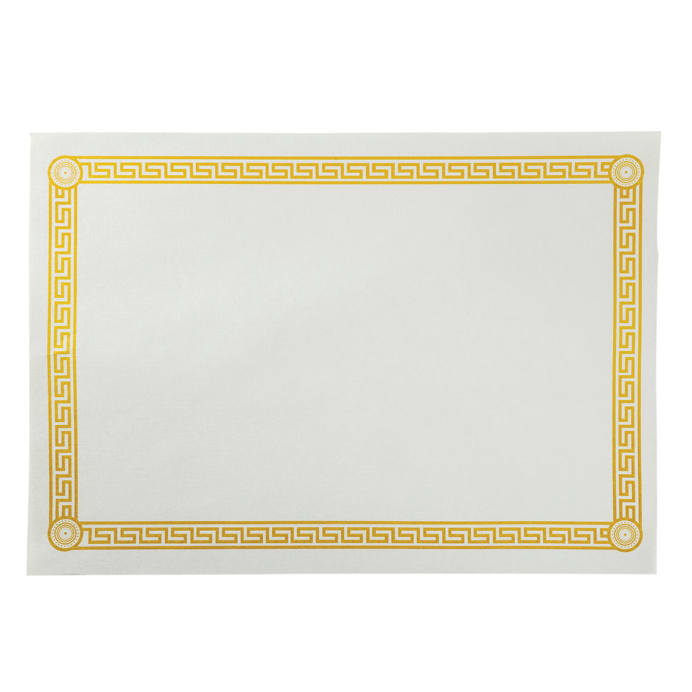 PM171 GOLD GREEK KEY P/M 1M/CPLACEMAT
