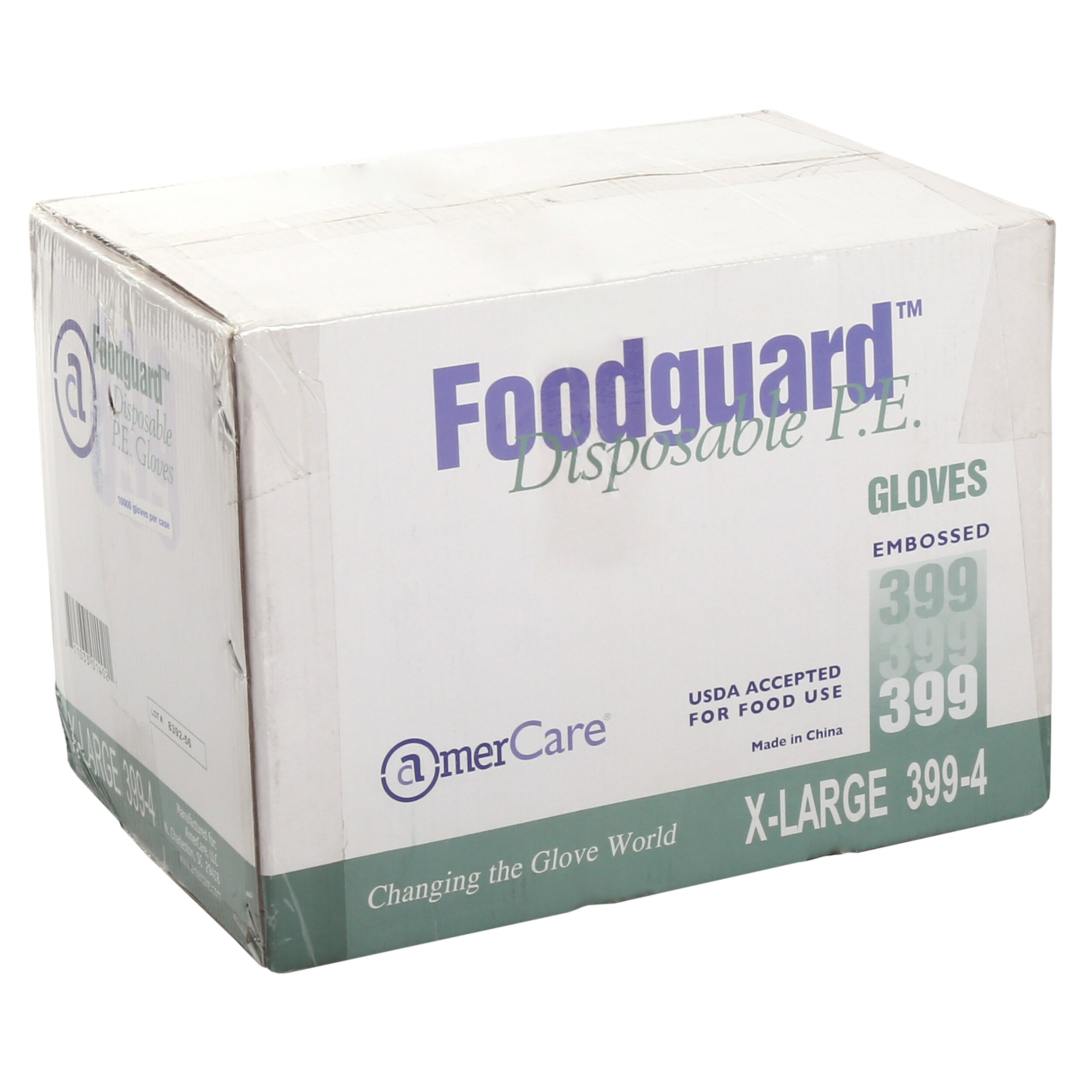 Glove HDPE Foodguard Embossed PF XL 100/BX