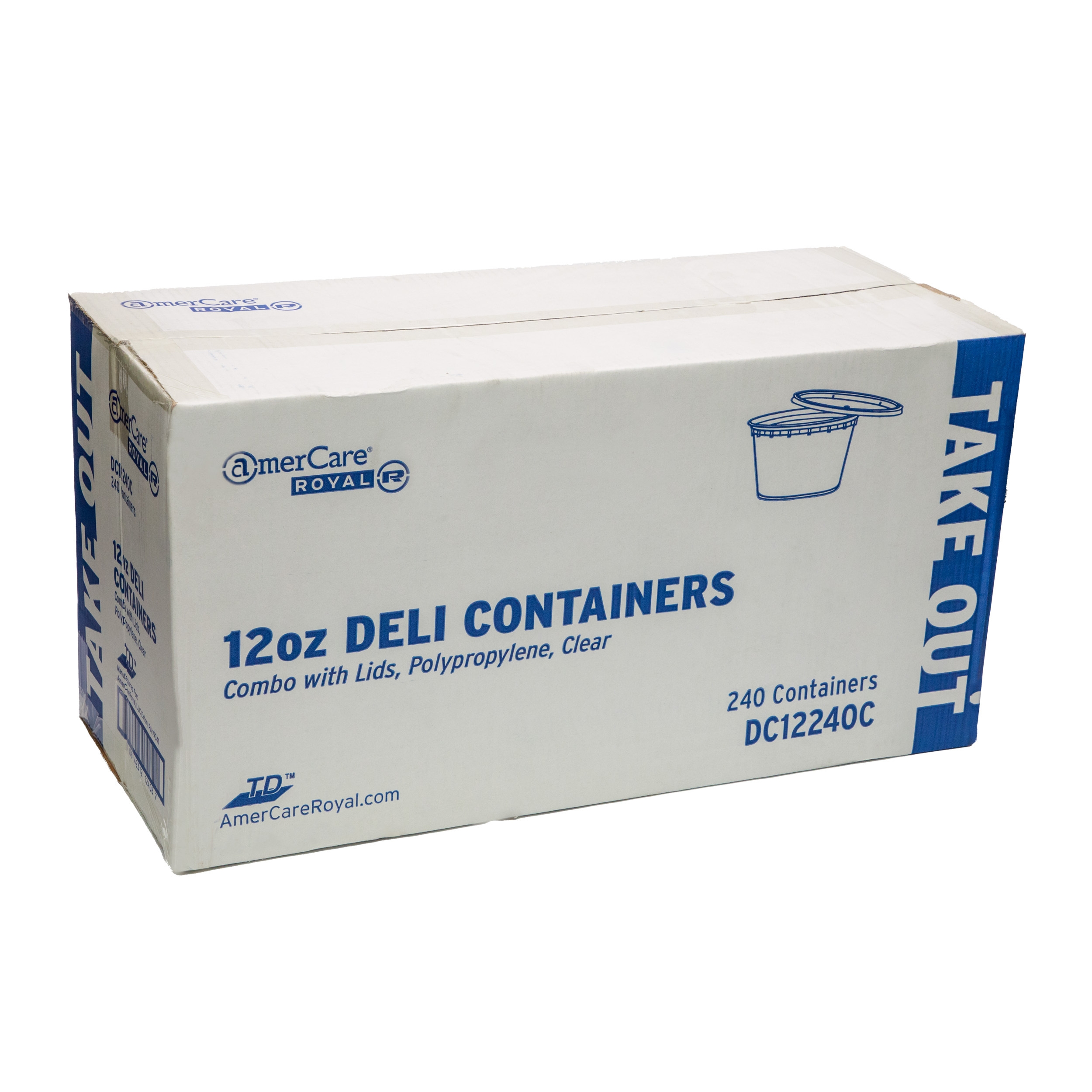CONTAINER DELI 12OZ W/LID