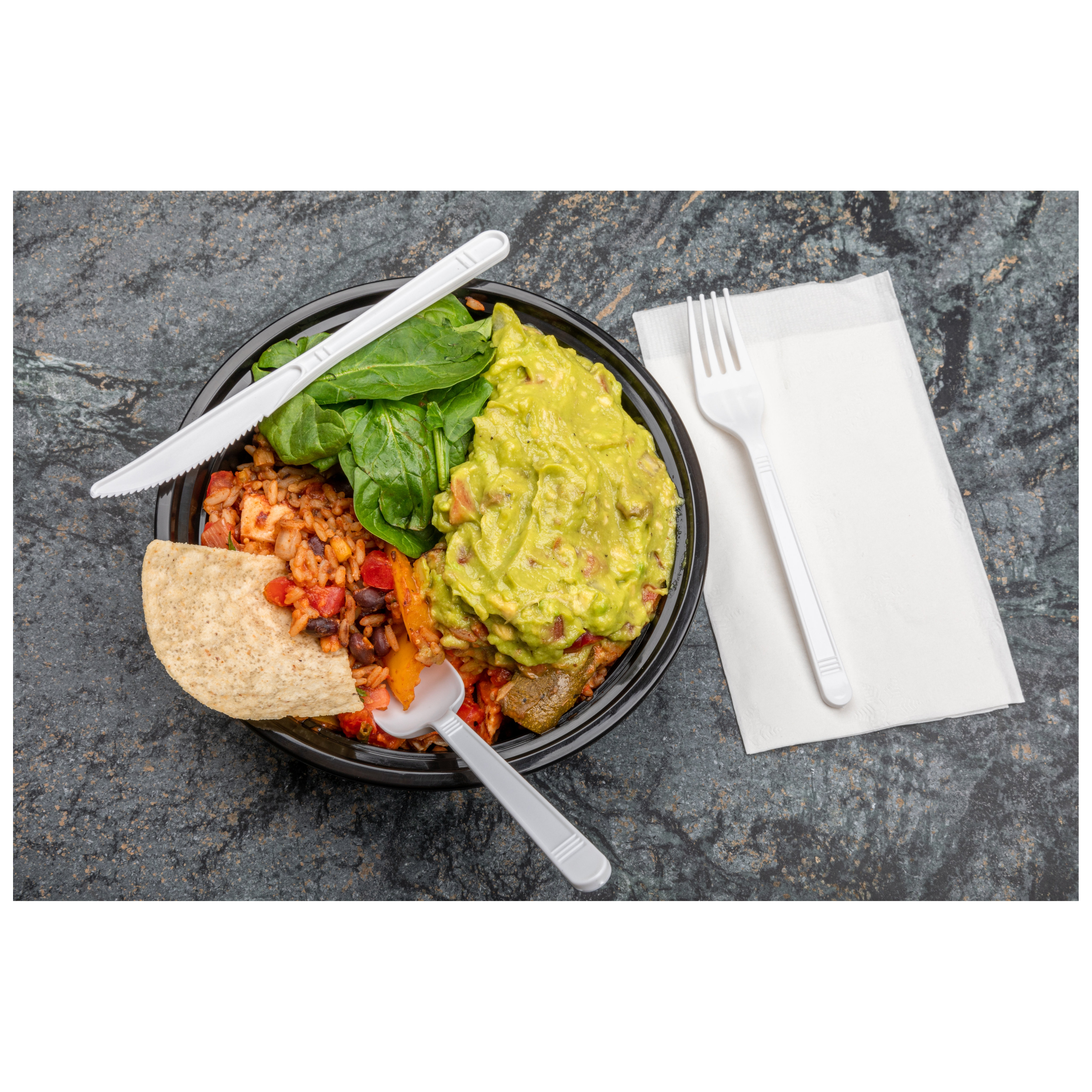 TGCS32B 32oz BLK RECT CONT W/LID 150/CS