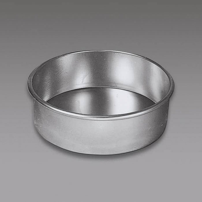 Cake Pan 8x3 Solid 14 Gauge Aluminum - EA