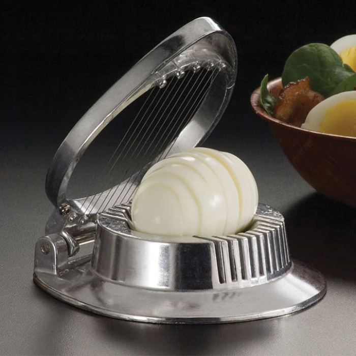 ES474 EGG SLICER DIE CAST ALUMOVAL OR ROUND SLICE EA