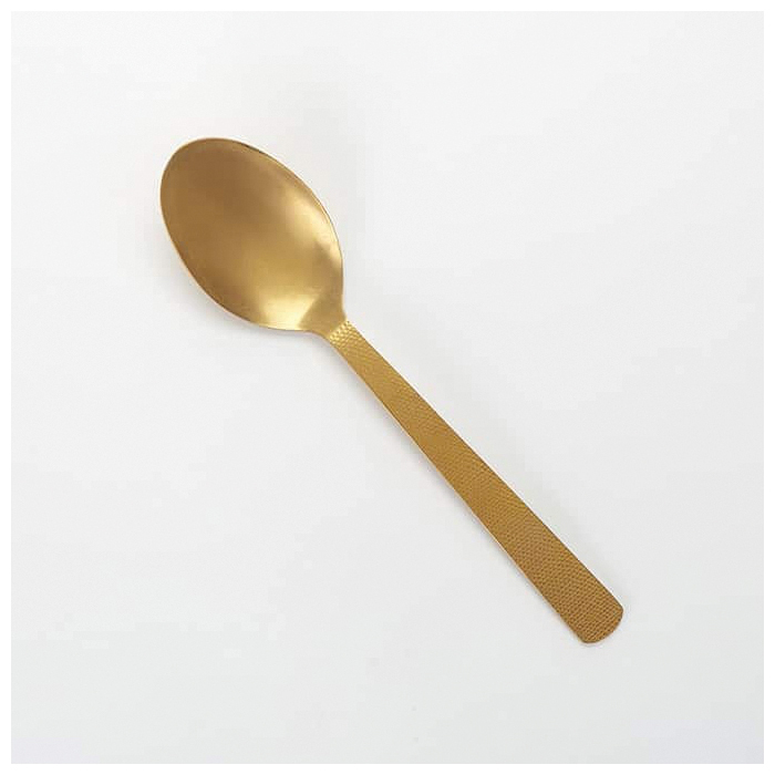 GVHSP10 SERVING SPOON SOLID 10" SS VINTAGE GOLD - EA