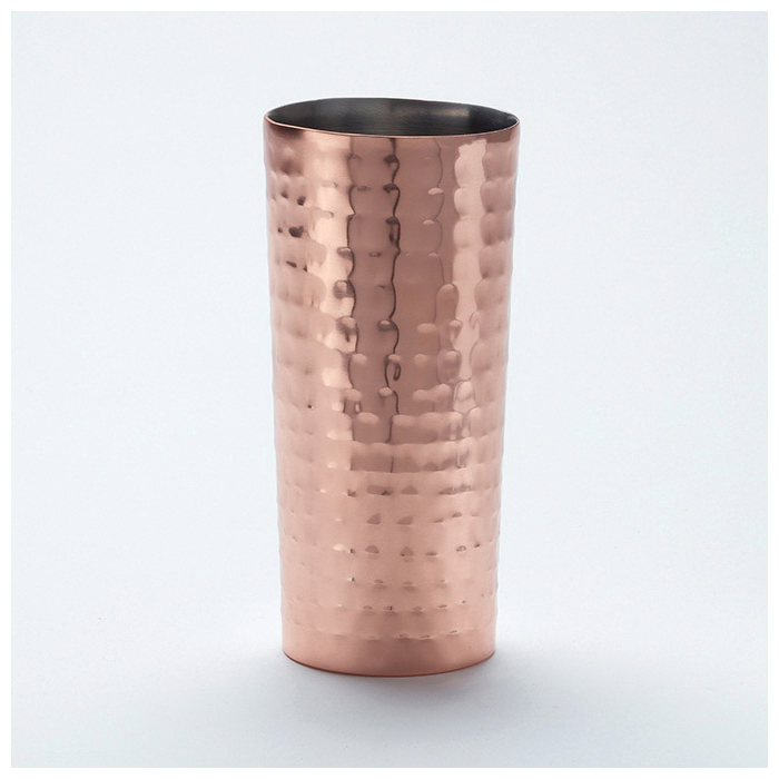 HMCC14 SS COLLINS GLASS 14OZ COPPER HAMMERED - EA