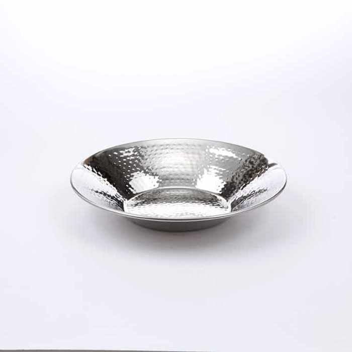 HMRD12 BOWL SERVING 85OZ SSROUND HAMMERED - EA -