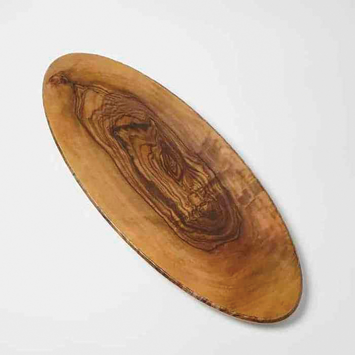 OWM25 PLATTER 25-1/2X10-1/4OLIVE WOOD MELAMINE - EA