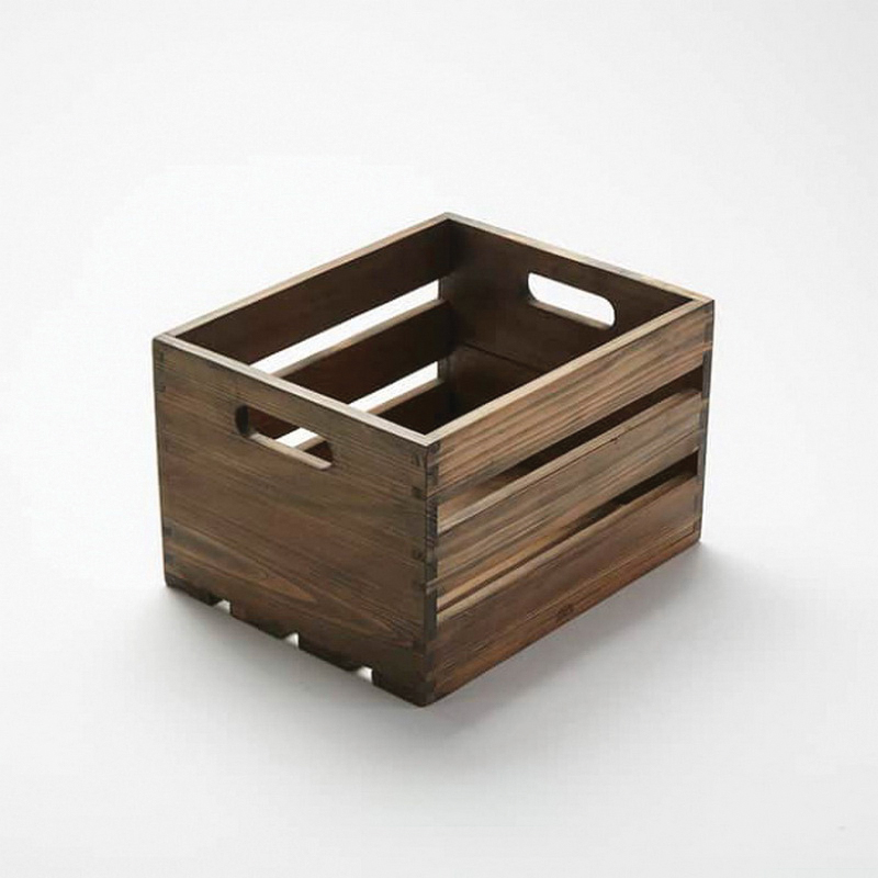 WTV10 CRATE VINTAGE WOOD RECT10.25X12.5X8  - EA -