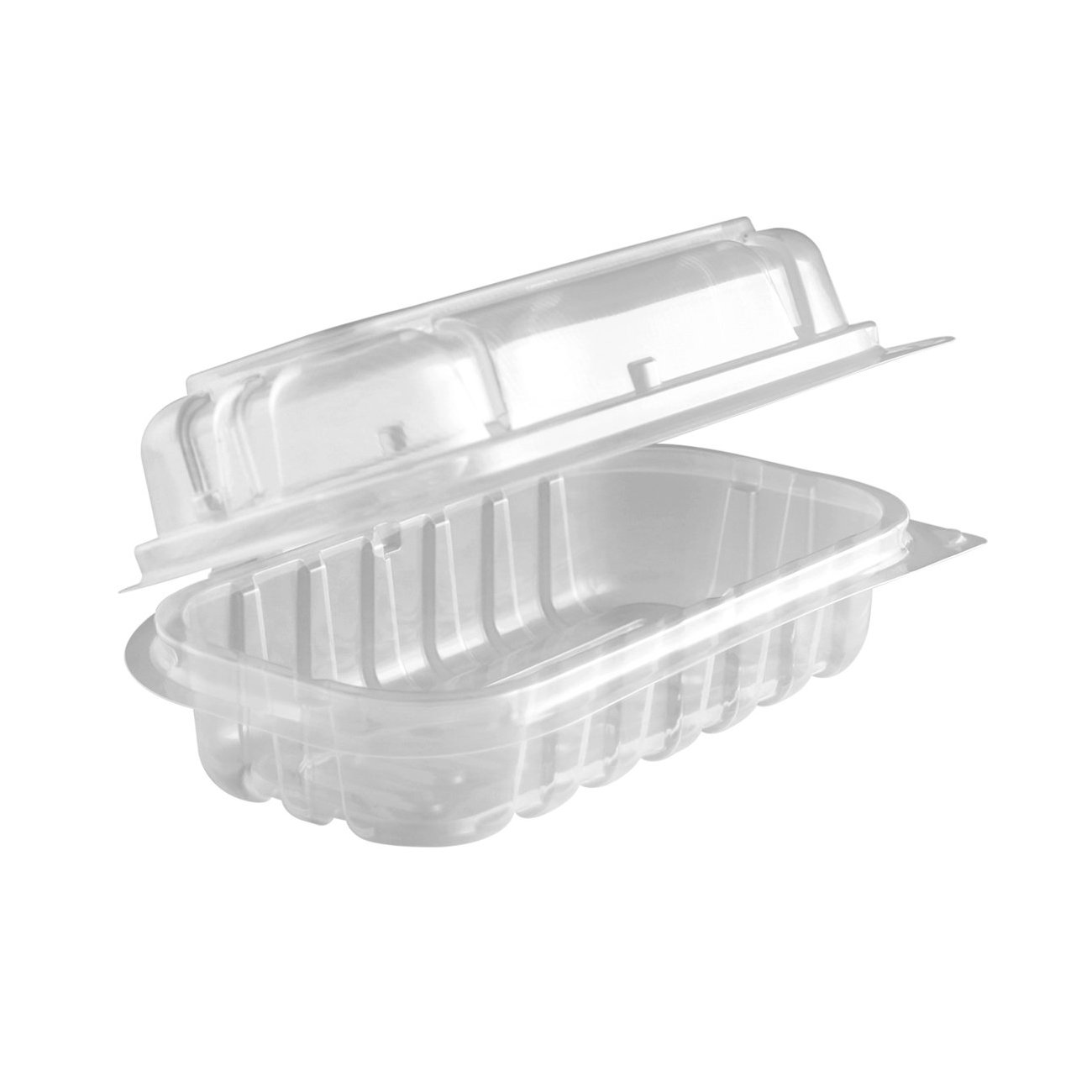 HD632 12oz Clear Hinged Hot Dog Container  6x2  540/cs