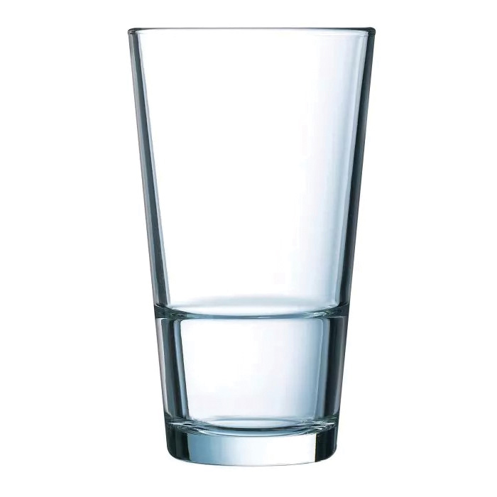 H3856 WATER GLASS 13.5OZ 1DZ STACK UP FULL TEMPERED