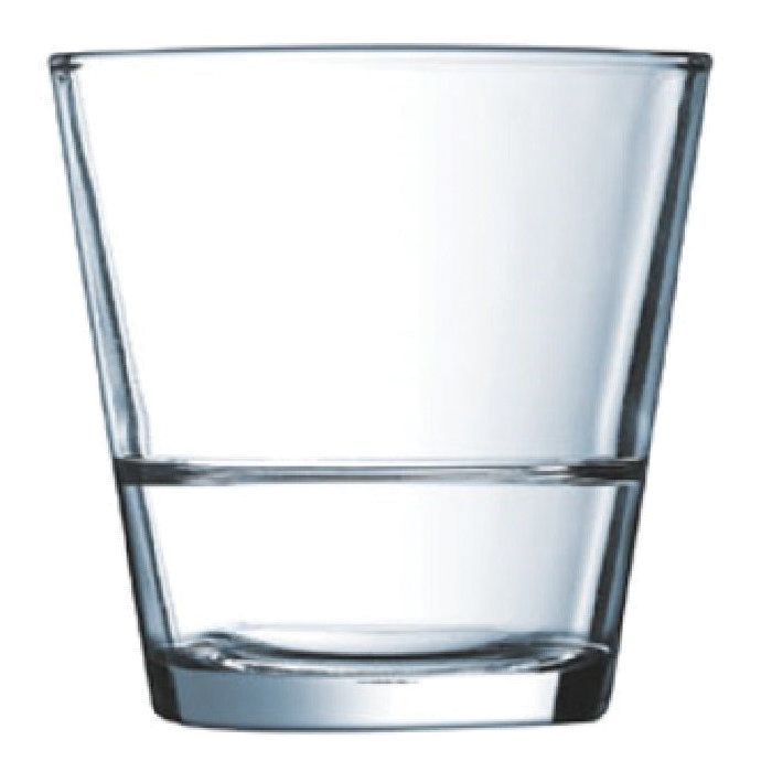 L5216 OLD FASHION GLASS 8-3/4OZ TEMPERED STACKABLE 24/CS