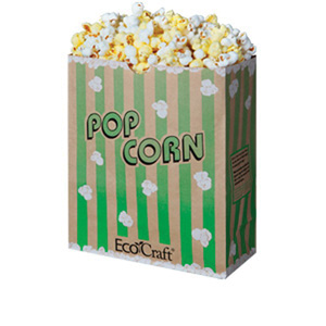 613 130OZ THEATER POPCORN BAGECO-CRAFT  500/CS