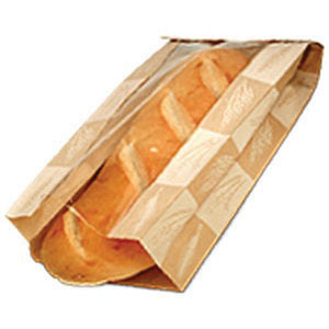 864 DOUBLE PANEL BREAD BAG500/CS 8X3.5X15 ECOCRAFT