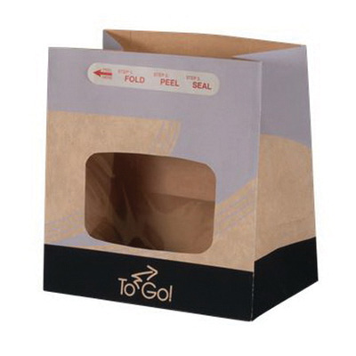 043 TO GO WINDOW DELI BAG 250/CS ECOCRAFT