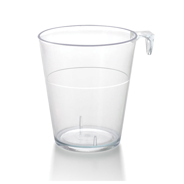 2oz Clear Plastic Shot Glass with Hook 576/cs