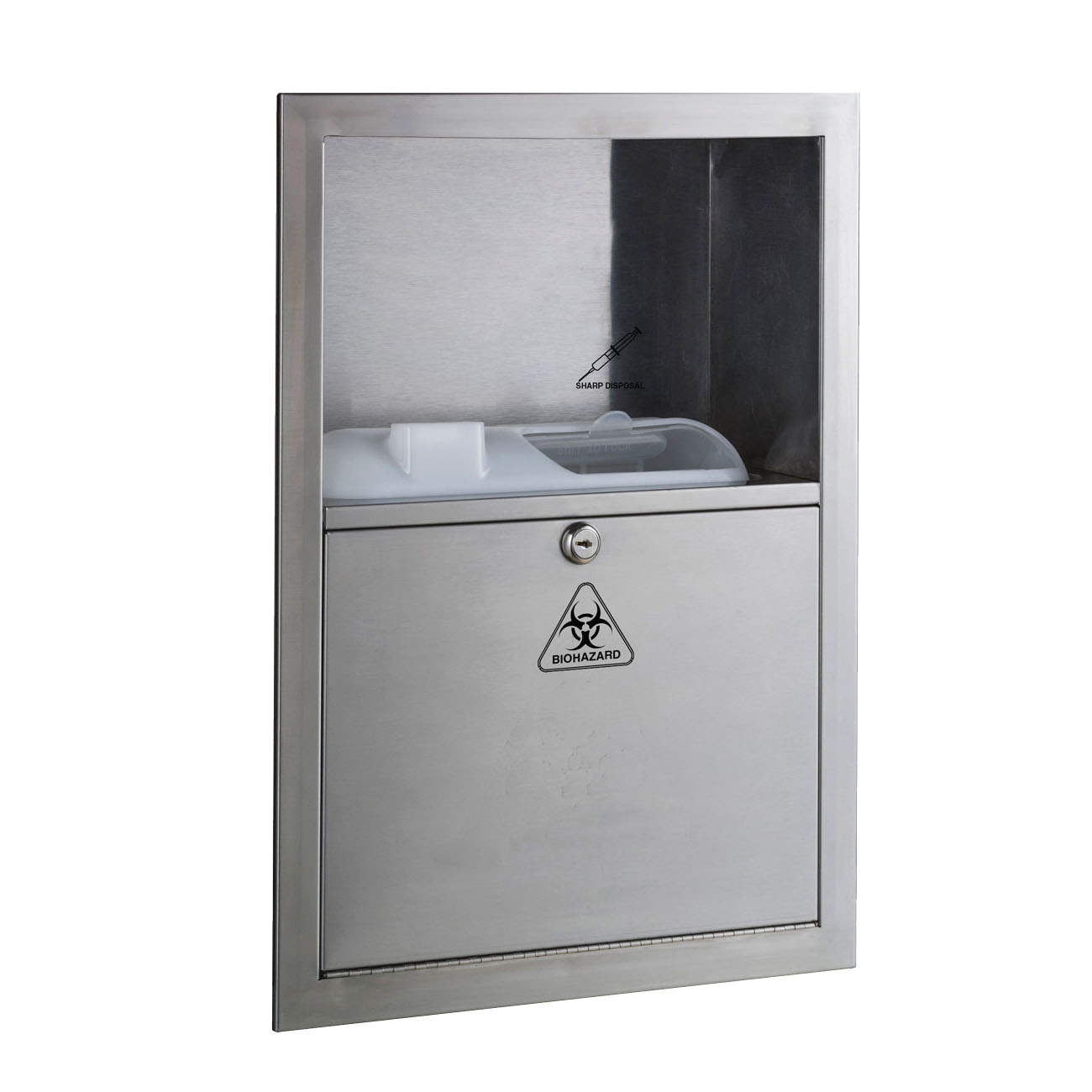 35016  Sharp/Needle Disposal Recessed