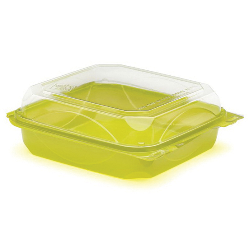 COX-99-BB-LG 9X9 HINGED COLIME GREEN BOTTLEBOX 200/CS