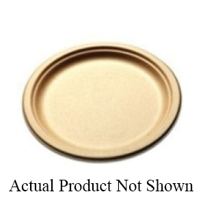 BGW-10 10" COMPOSTABLE PLATE4/125 CS  KRAFT WHEAT