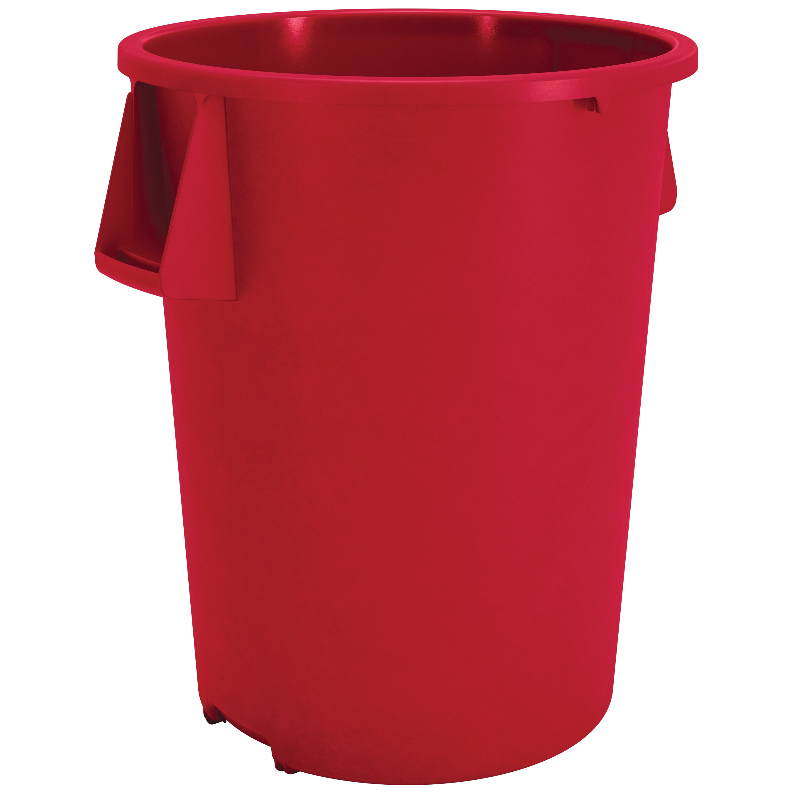 BRONCO 44 GALLON WASTE CONTAINER RED - 3/CS