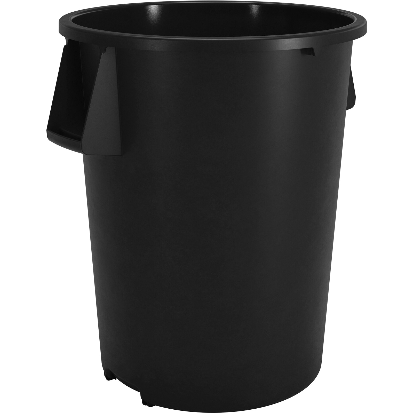 WASTE CONTAINER 55GAL BLACK 55 GAL BRONCO ROUND EA -